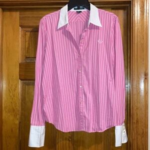 Lauren Ralph Lauren Pink Button Down Shirt